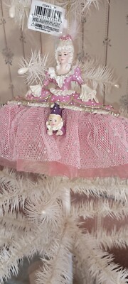 KURT ADLER6.'' RESIN -NUTCRACKER SUITE -MOTHER GINGER ORNAMENT-NEW-2025