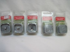 Set of 5 NEW Wonder Press Punch  Emboss Patterns