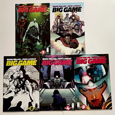 Big Game (Image, 2023) #1-5, complete set, 1st Prints, NM