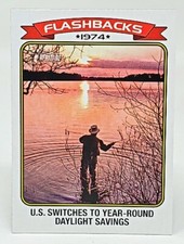 2023 Topps Heritage #NF-3 Daylight Savings Time 1974 News Flashback