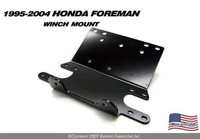 Juego de cabrestante y kit de montaje Kfi 2500 lb para Honda Foreman 400 1993 a 2000 Foto 2 de 2