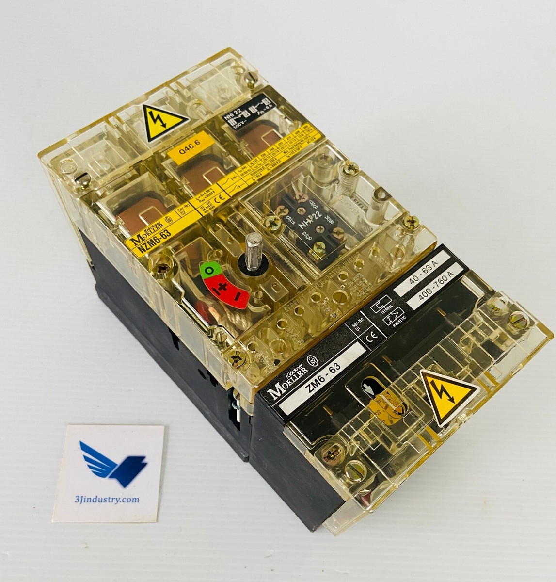NZM6-63 / ZM6-63 - 40-63A - 50/60HZ - 3 POLE - KLOCKNER MOELLER