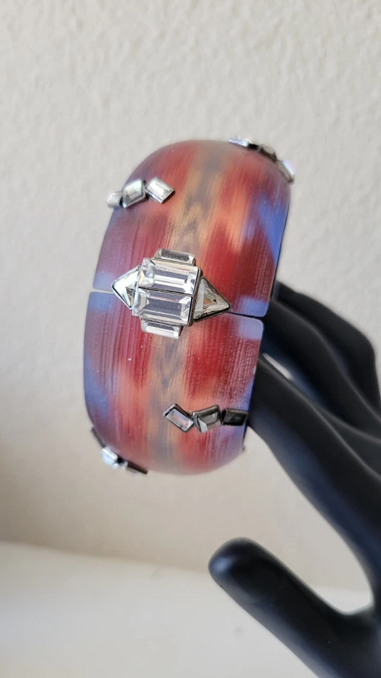 Новый Alexis Bittar 'O'Keeffe' широкий на петлях магнитная застежка браслет новый с Ярлыками