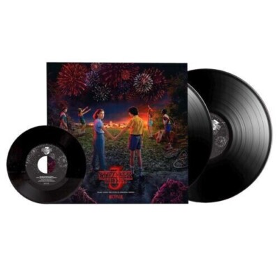 STRANGER THINGS 3 SOUNDTRACK VINYL LP + BONUS 7' NEW! REO