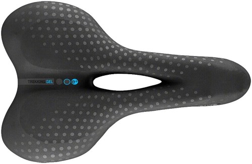 Selle De Vélo De Route Vintage Selle San Marco - Modèle Corsaire 313 En Daim Noir, Occasion