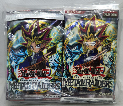 24x YUGIOH LOOSE ENGLISH METAL RAIDERS UNLIMITED EDITION BOOSTER PACKS