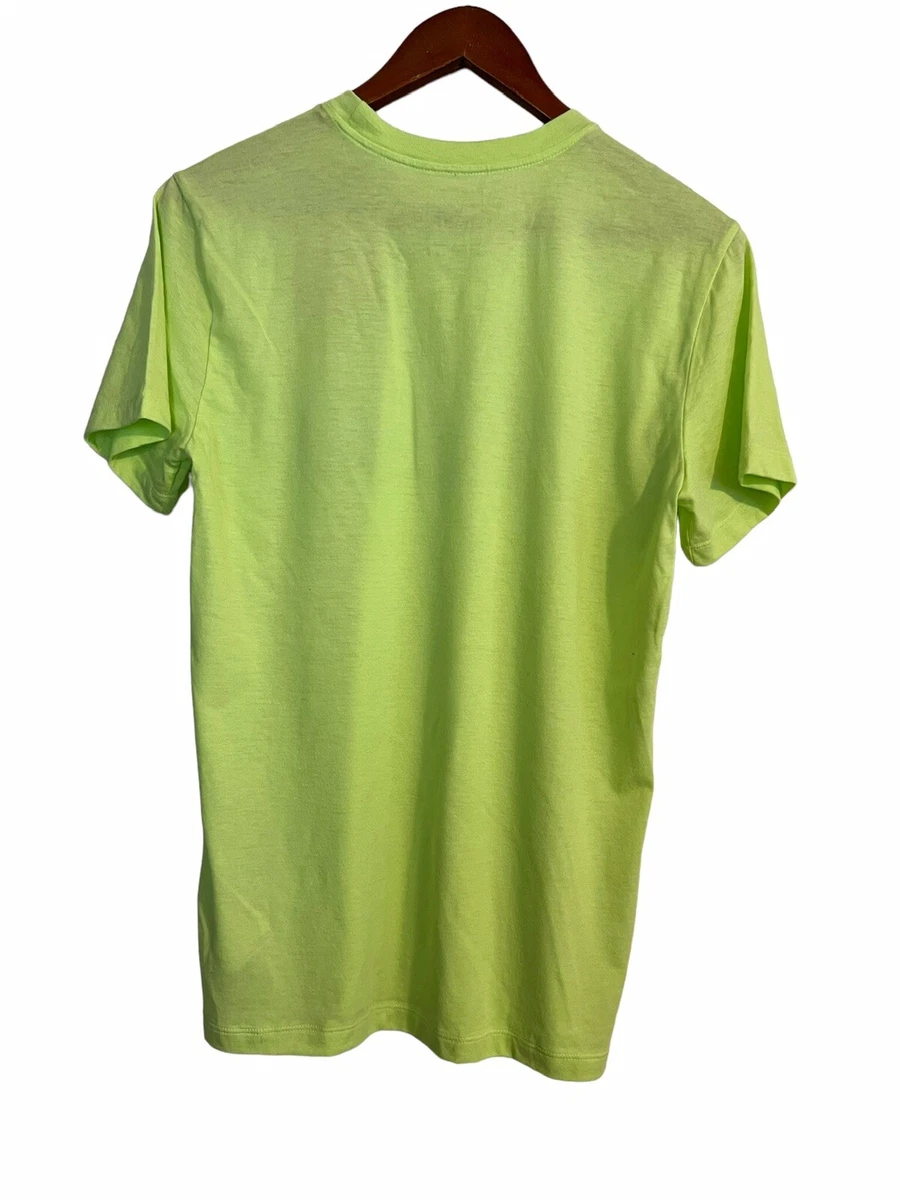 neon green graphic tee