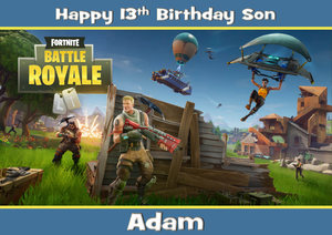 casa arredamento e bricolage personalizzato compleanno carta fortnite nipote figlio nipote figlia nipote - bricolage fortnite