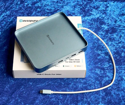 USB-C Dock iMac 24 Zoll in Aluminium Case USB Hub
