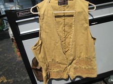 Vintage Hunting Vest Sears Sports Center Ted Williams USA Large