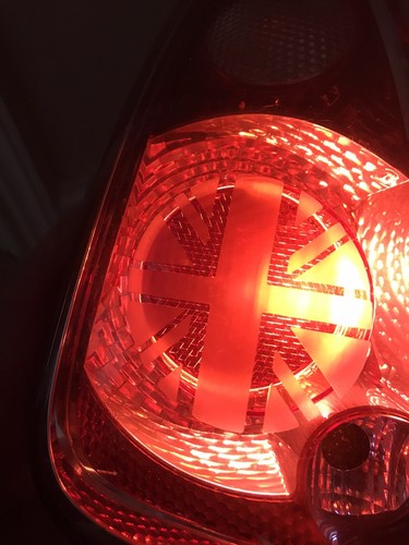 Mini Cooper, One, Clubman 02-06 R50 R52 R53 Union Jack Rear brake light Stickers - Picture 9 of 12