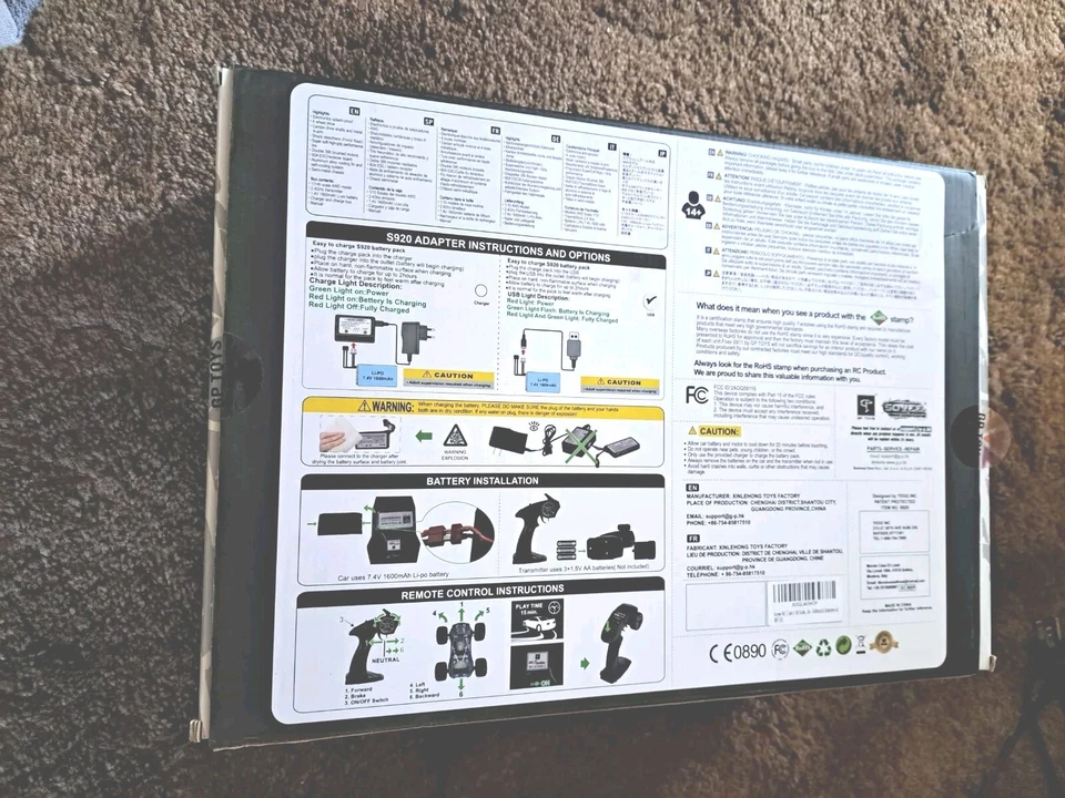 GP Toys S920 4WD Truck 2.4Ghz  Remote Control Off-roading Truck 30+mph Rare HTF - Image 2 of 4