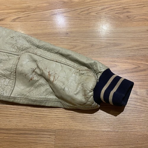 Vintage Planet Hollywood Orlando Varsity Bomber Jacket Wool Leather Size Small - Picture 14 of 15