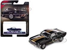 1965 SHELBY GT350 BLACK 1/64 DIECAST MODEL BY MAJORETTE 8505001014