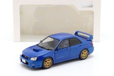 Subaru Impreza WRX STI anno 2003 sonic blu 1:18 solido