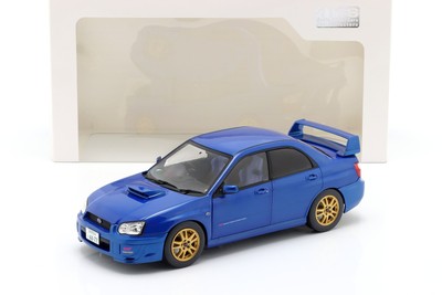 Subaru Impreza WRX STI Baujahr 2003 sonic blau 1:18 Solido
