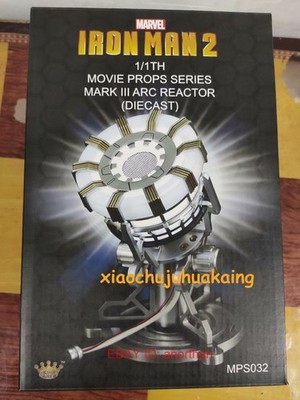 1/1 Scale King Arts MPS032 Iron Man Diecast LED Arc Reactor Mark 3