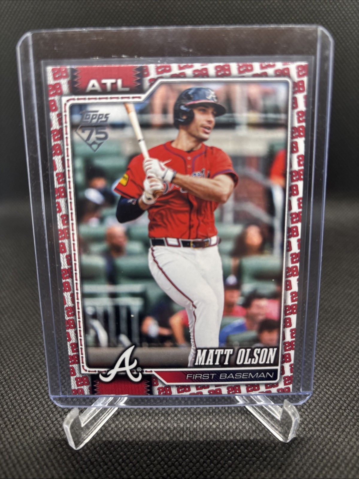 2026 Topps Series 1 Baseball Matt Olson Player Number Variation Braves SSP #39