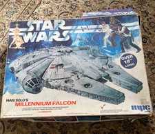 Star Wars Han Solo's Millennium Falcon Model Kit 1979 Vintage MPC 1-1925 Unbuilt