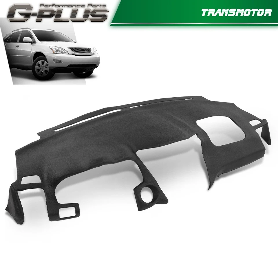 Cubierta de tablero superpuesta tapa almohadilla apta para Lexus RX330 RX350 RX400H 2004-2009 negro Foto 2 de 4