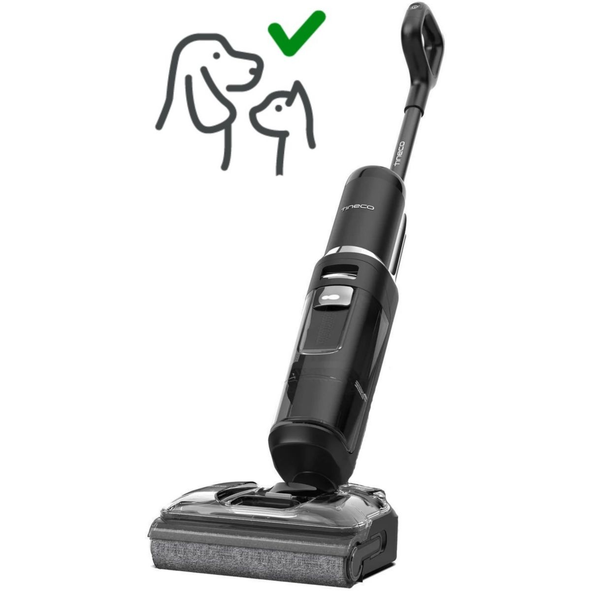 Aspirateur laveur Tineco S7 Stretch idéal pour éliminer les poils d'animaux et taches de cuisine