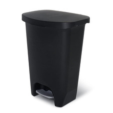 13 Gallon Trash Can Plastic Kitchen Waste Bin with Odor Protection of Lid Ha