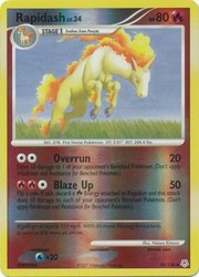 Rapidash 59/130 Diamond & Pearl Reverse Holo