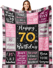 70Th Birthday Gifts for Women, Gifts for 70 Year Old Woman, 70Th Birthday Gifts