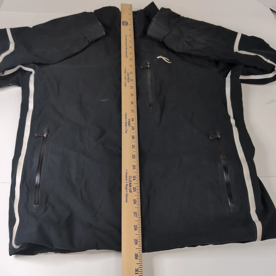 Jaqueta de esqui KJUS Systems Blade Recco Storm preta à prova de vento tamanho 50/M sem capuz - Imagem 2 de 4