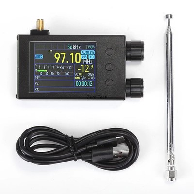 CNC Metal Case Portable TEF6686 Full Band FM/LW/MW/SW Radio Receiver Touch LCD