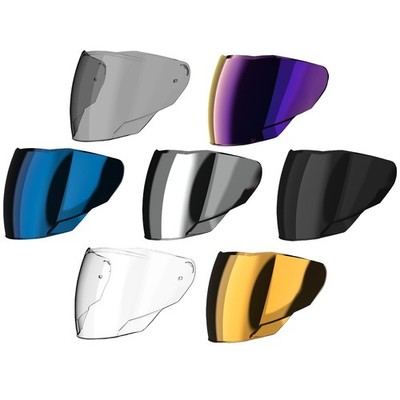 LS2 OF618 Verso II Motorradhelm Visier lang Schnellspanner Integralhelm