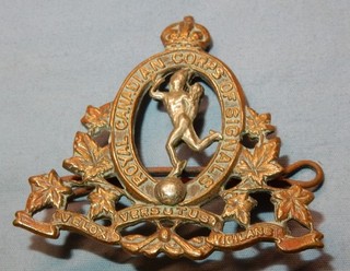 WW2 ROYAL CANADIAN CORPS OF SIGNALS MILITARY CAP BADGE CANADA WORLD WAR II
