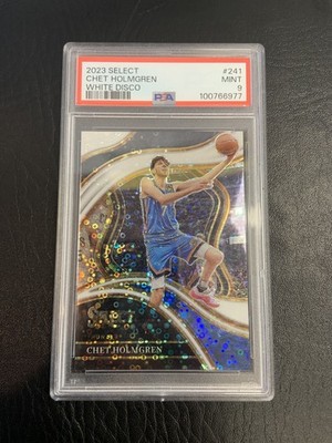 Chet Holmgren White Disco Courtside #'d/75 (2023, Select) PSA 9