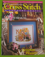 BETTER HOMES  GARDENS CROSS STITCH  COUNTRY CRAFTS MARCH/APRIL 1995 27 DESIGNS