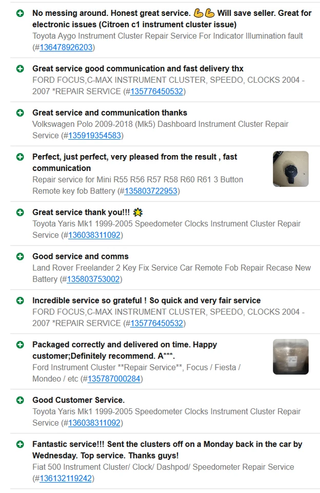 FORD FOCUS,C-MAX INSTRUMENT CLUSTER, SPEEDO, CLOCKS 2004 - 2007 *REPAIR SERVICE - Image 3 of 4