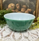 Pyrex 403 Mixing Bowl Green Primary Colors Set 9 Inch Vintage 1950s Excellent