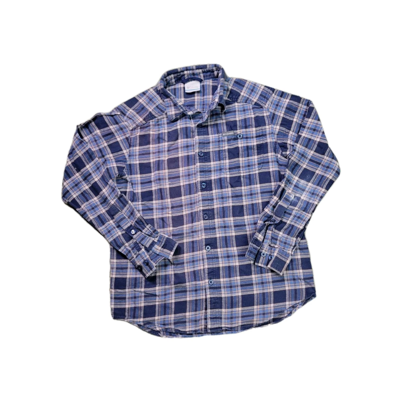 Columbia Flannel Shirt Mens Small Plaid