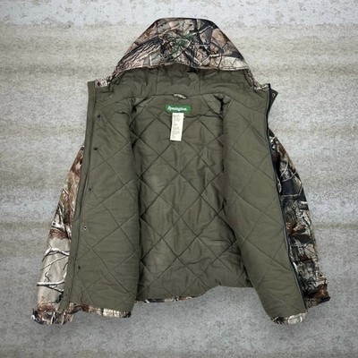 Vintage 90s Remington Realtree Jacket Mens L Hunting Camo