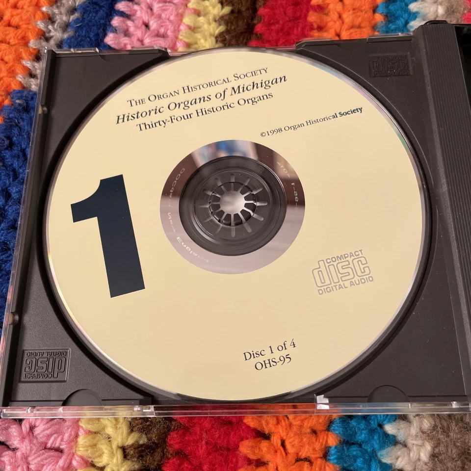 Historic Organs Of Michigan: 34 Historic Pipe Organs - 4-CD Set Organ Historical Foto 4 de 4