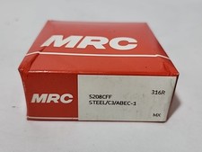  SEALED MRC 5208CFF STEEL/C3/ABEC-1 Double Row Angular Contact Bearing