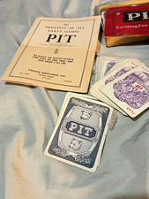 Parker Brothers PIT Card Game Bull and Bear Edition Vintage 1919