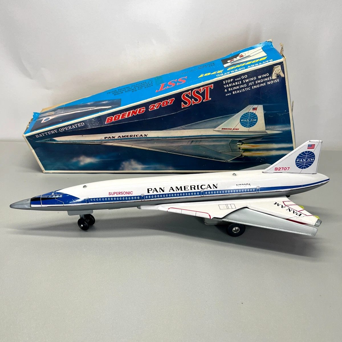 Battery Operated Airplane Indiana Battery Operated Toys (Pre-1970
