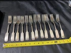Sterling Silver 12 Dinner Forks Gorham lot 738 grams