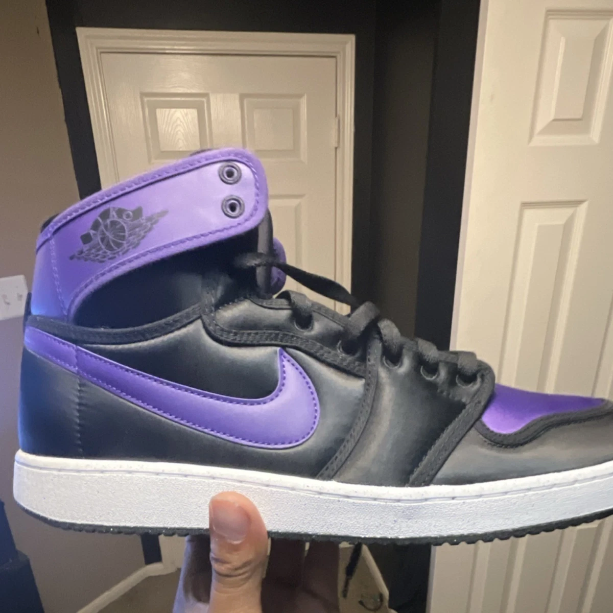 Jordan 1 KO High Black Field Purple | eBay