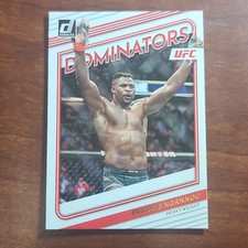 2023 Panini Donruss UFC Dominators Insert Francis Ngannou #9 UFC MMA Card