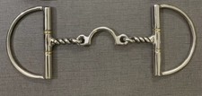 Custom D Ring Twisted Wire Cutoff Segunda Bit 5.5&rdquo;