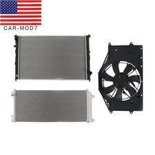 Electric Radiator Condenser Cooling Fan Kit For 2016 Honda Civic 2017-2019