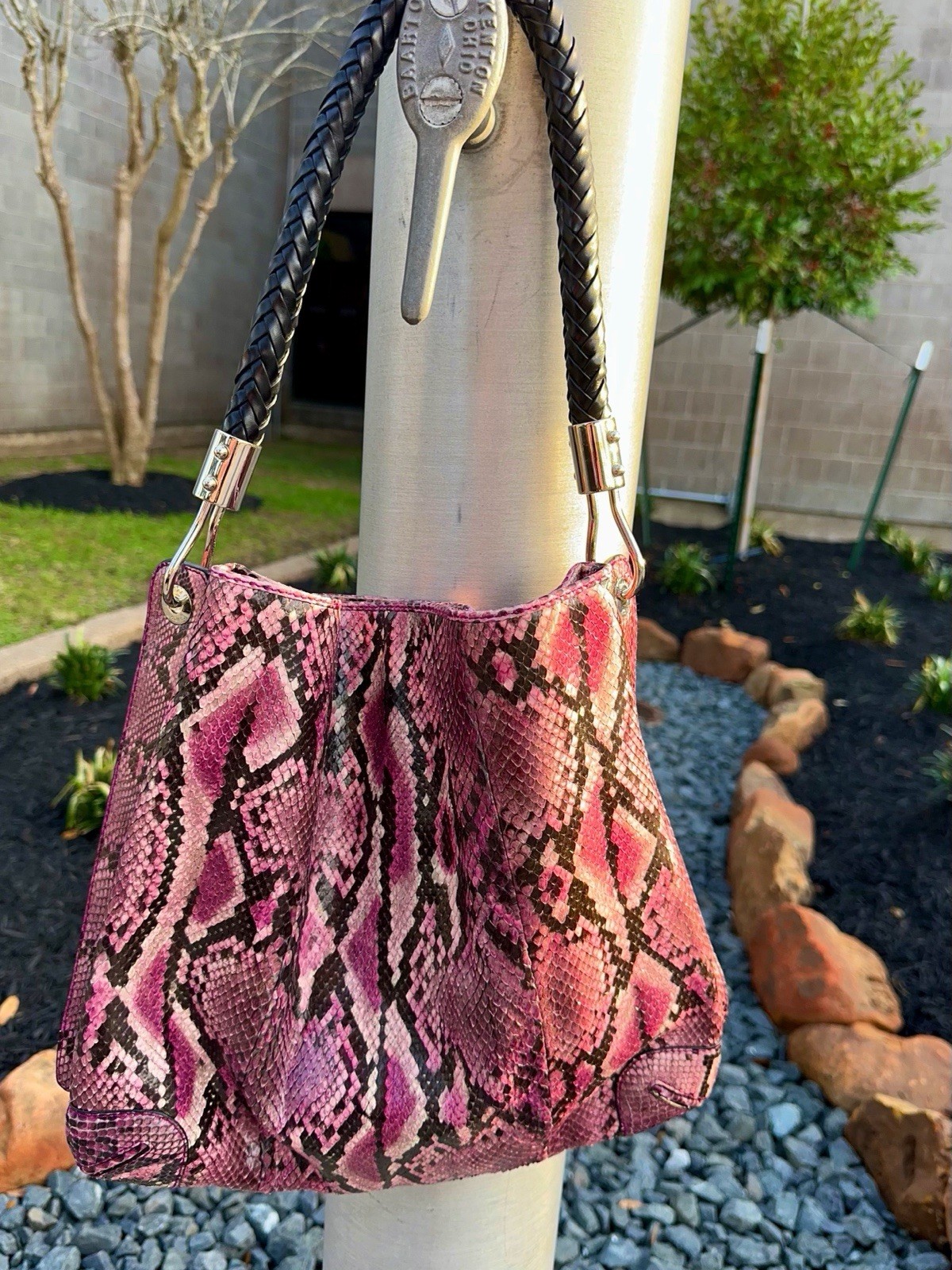 Michael Kors Collection Genuine Python Hobo Bag M… - image 1