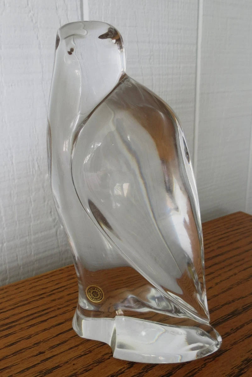 Val Saint Lambert ガラス 鳥 　置物 ベルギー　クリスタル Val Saint Lambert ガラス 鳥 置物 ベルギー クリスタル ベルギー王室