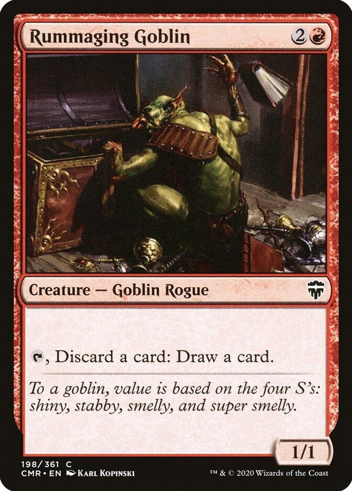 NM - Rummaging Goblin CMR - 198